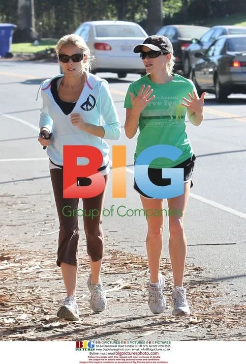 Reese Witherspoon Jogging in Brentwood