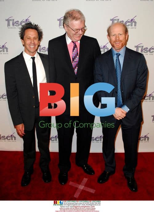 Brian Grazer, Sir Howard Stringer and Ron Howard at Tisch Gala