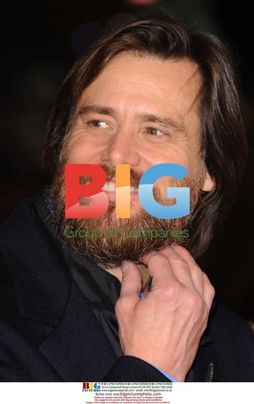 Jim Carrey at "A Christmas Carol" Premiere