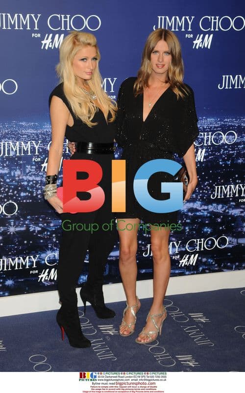 Paris Hilton and Nicky Hilton at H&M Launch
