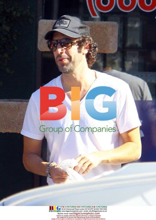 Sacha Baron Cohen Picking Teeth After Lunch