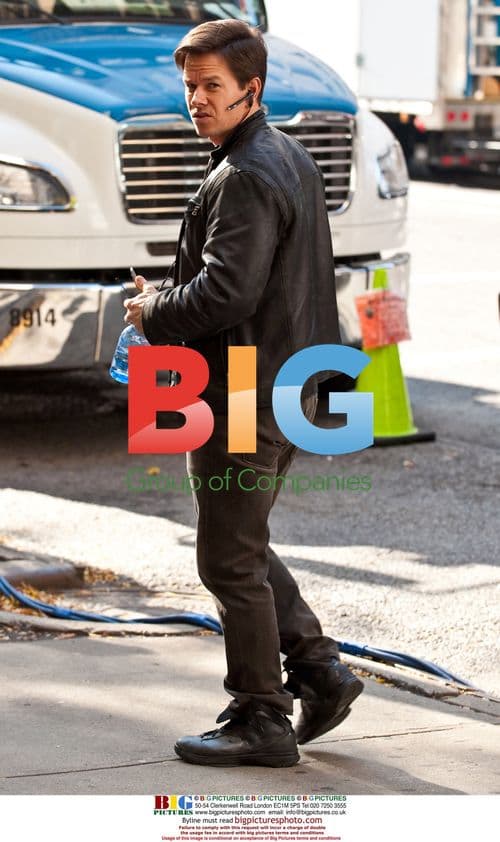 Mark Wahlberg on Film Set