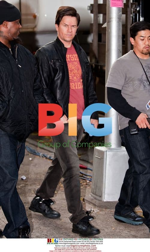 Mark Wahlberg on Location for "The Other Guys"