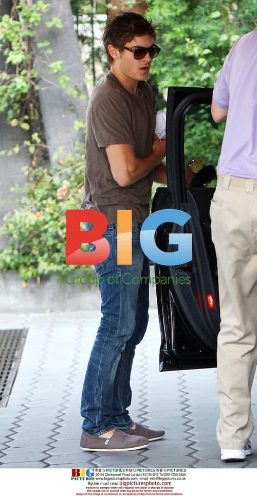 Zac Efron at Sunset Towers Hotel