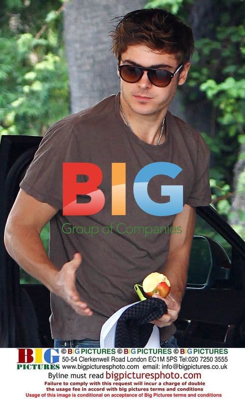 Zac Efron at Sunset Towers Hotel