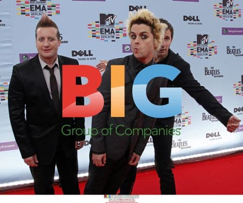 Greenday Arrive at MTV Europe Music Awards