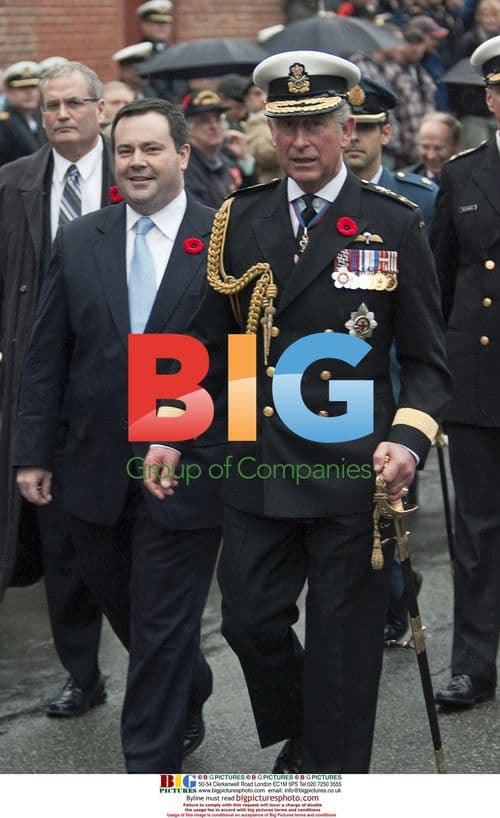 Prince Charles in Canadian Naval Uniform