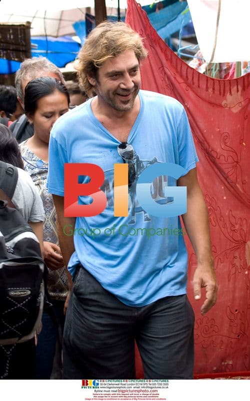 Javier Bardem at Ubud Market, Bali