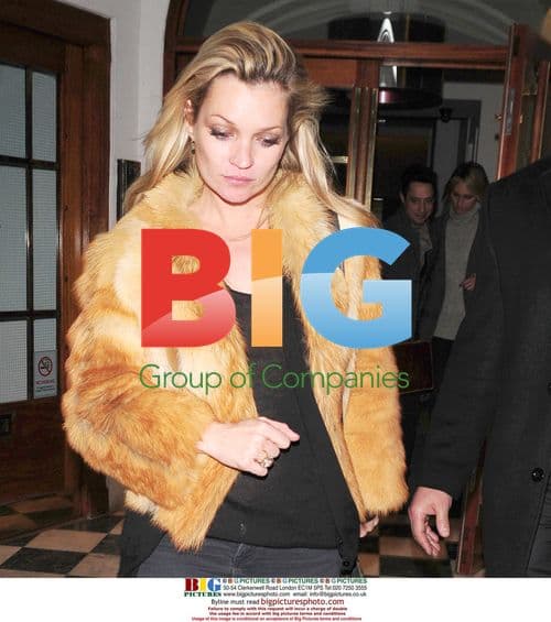 Kate Moss Leaving Nobu Restaurant