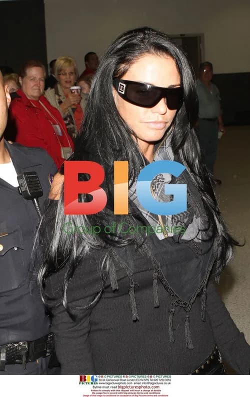 Katie Price Arrives at LAX