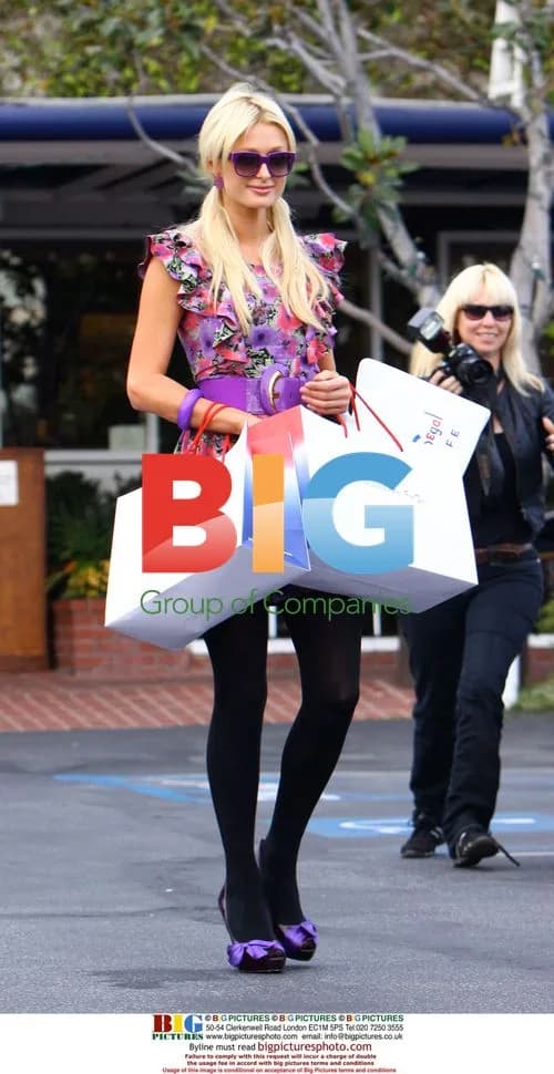 Paris Hilton Shopping in Hollywood