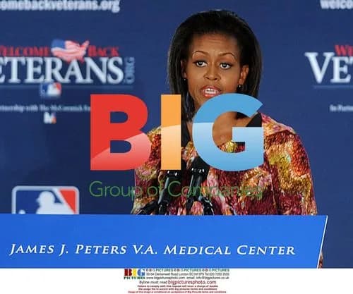 Michelle Obama at VA Medical Center