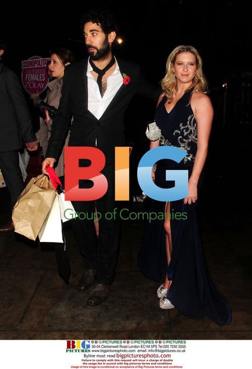 Ray Panthaki and Brooke Kinsella at Cosmopolitan Awards