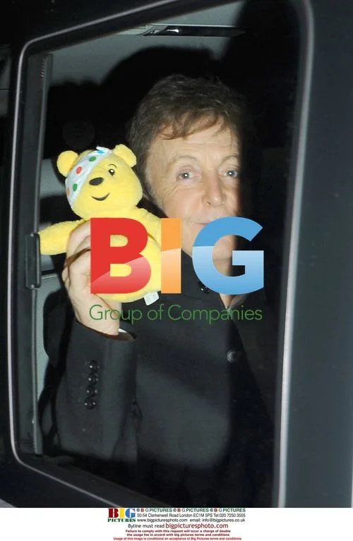 Paul McCartney and Nancy Shevell at BBC Children In Need