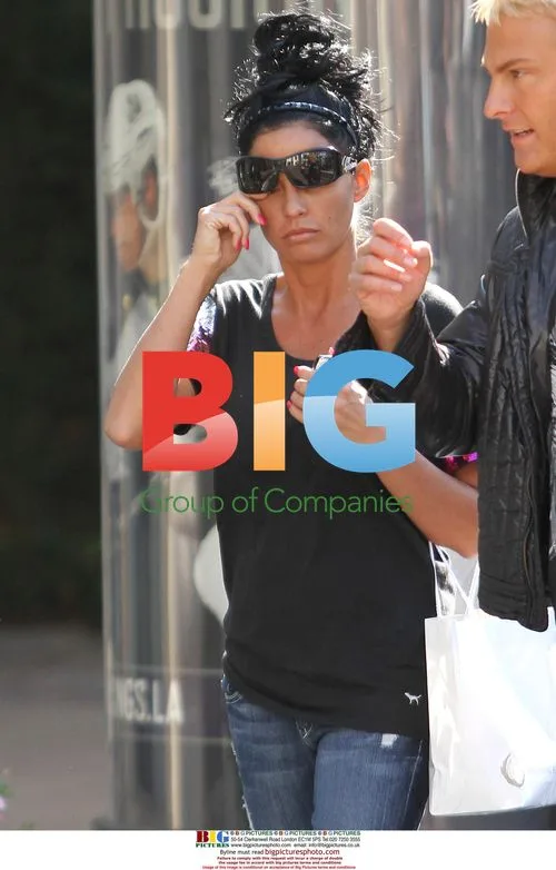 Katie Price hits the Grove for shopping