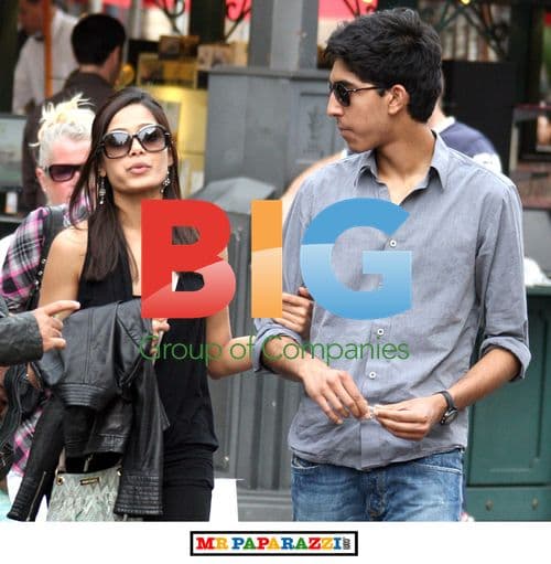 Freida Pinto and Dev Patel at The Grove
