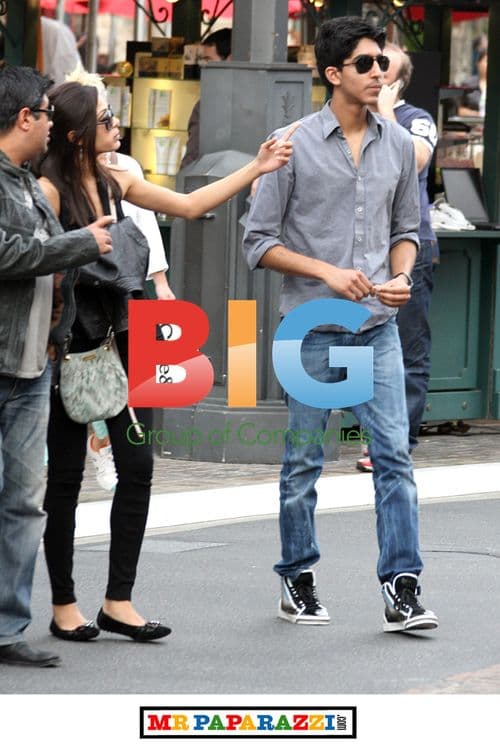 Freida Pinto and Dev Patel Lunch and Shop