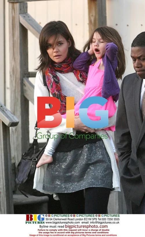 Katie Holmes and Suri Arrive in NYC