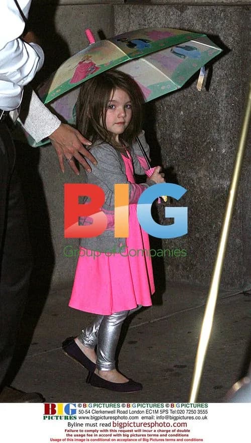 Katie Holmes and Suri Arrive in NYC