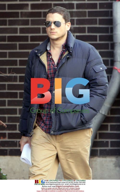 Wentworth Miller on Break in Toronto