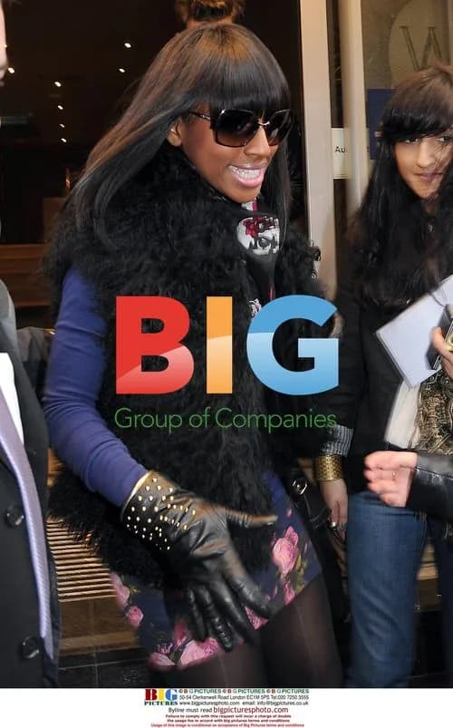 Pop Star Alexandra Burke Arrives at Hotel