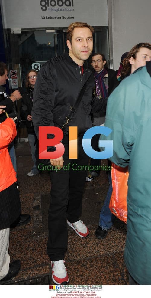 David Walliams and Gerard Butler Leaving Radio