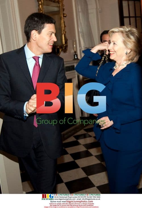 Clinton and Miliband Meet in London