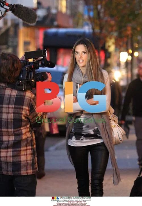 Alessandra Ambrosio Filming in NYC