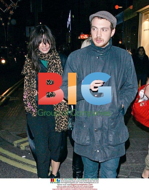 Daisy Lowe and Mystery Man After Concert