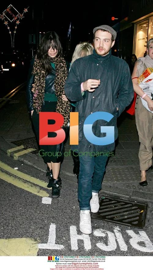 Daisy Lowe and mystery man out in London