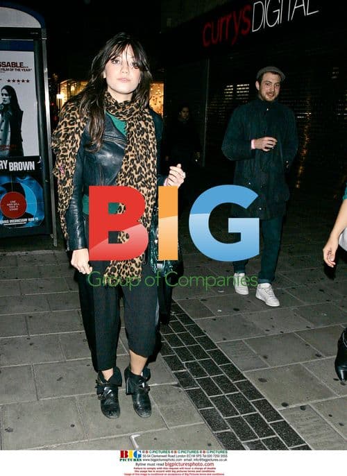 Daisy Lowe and Mystery Man After Florence and The Machine Gig