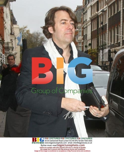 TV Presenter Jonathon Ross and Jane Goldman Out in London