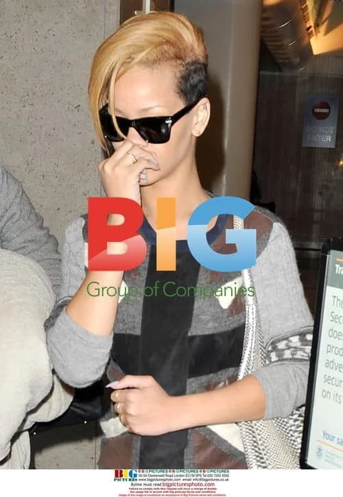 Rihanna Arrives at LAX