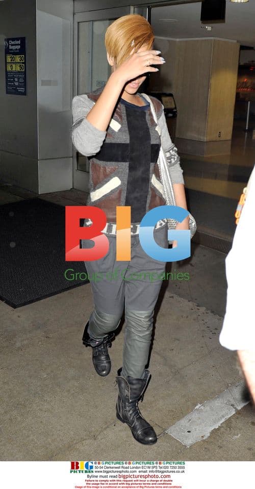 Rihanna Arriving at LAX