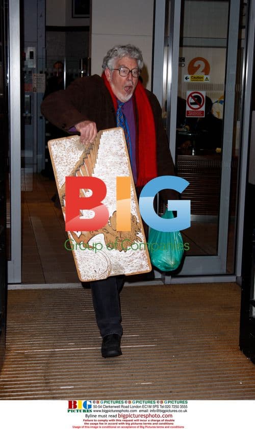 Rolf Harris Leaving Radio 2 Studio