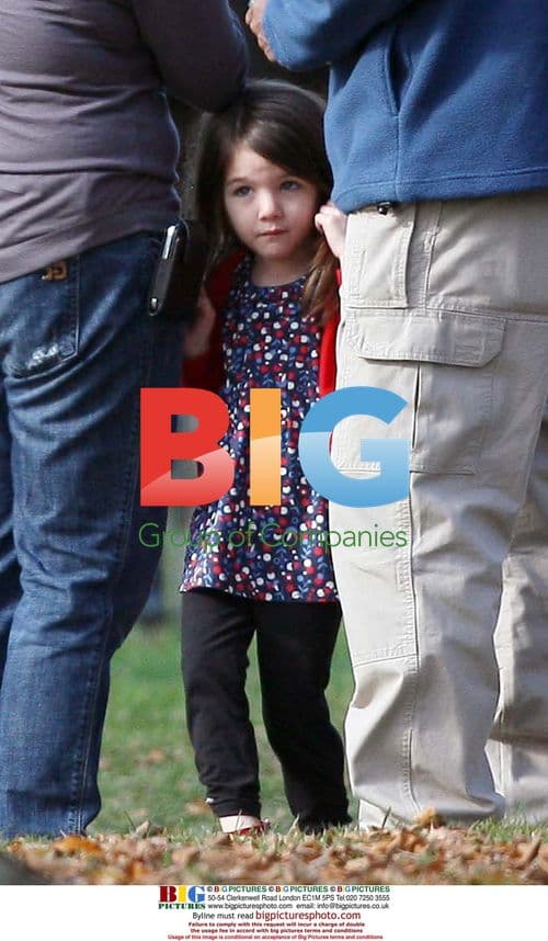 Suri Cruise on Movie Set