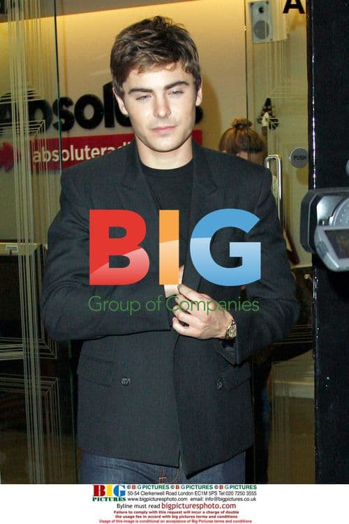 Zac Efron at Absolute Radio in London