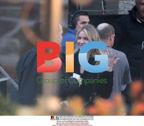 Cameron Diaz on set of 'Knight and Day' in Salzburg