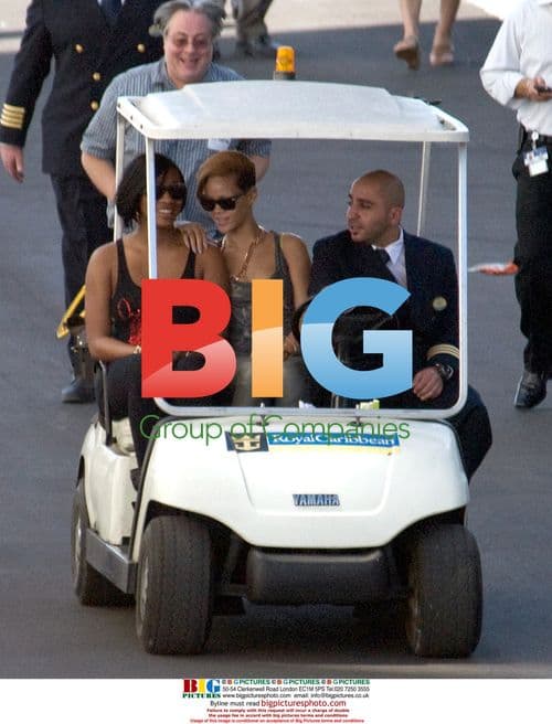 Rihanna Arrives at Cruise Ship