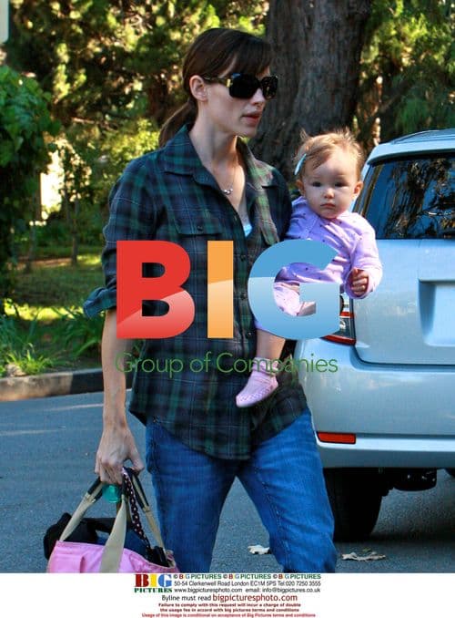 Jennifer Garner with daughter Seraphina in LA