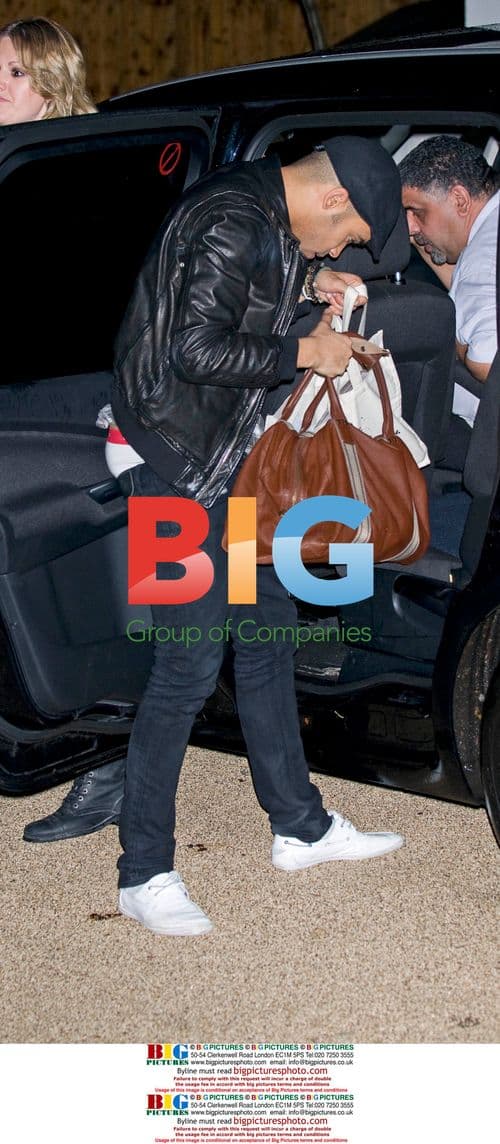 Danyl Johnson arrives at X Factor house