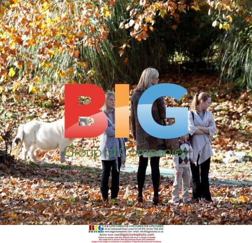 Rod Stewart and Family Stroll in France