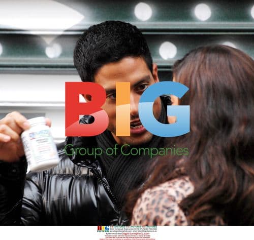 Adam Rodriguez and Ana Ortiz filming Ugly Betty