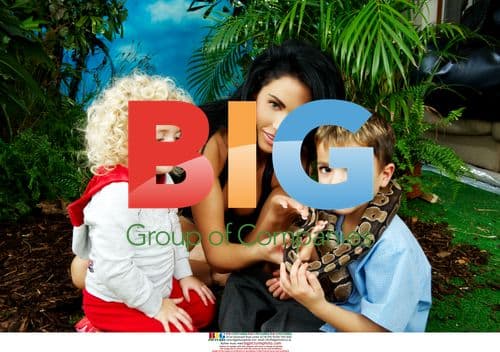 Katie Price with Kids in the Jungle