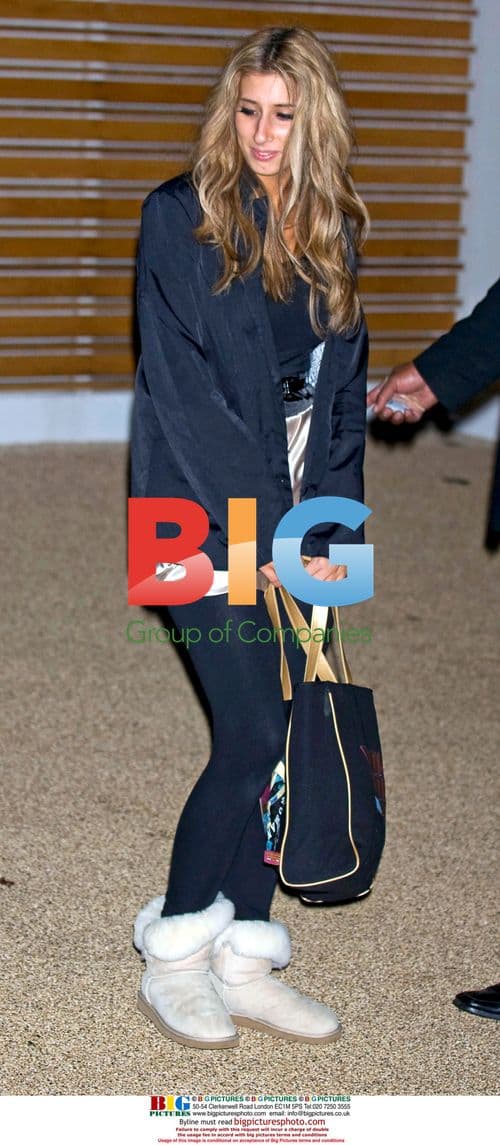 Stacey Solomon outside X Factor house