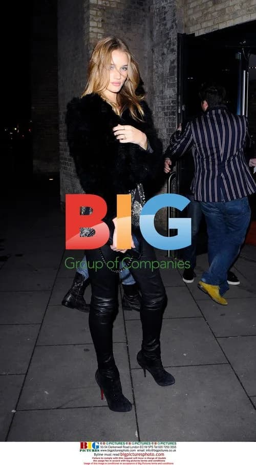 Celebs at 'La Clique' Show in London