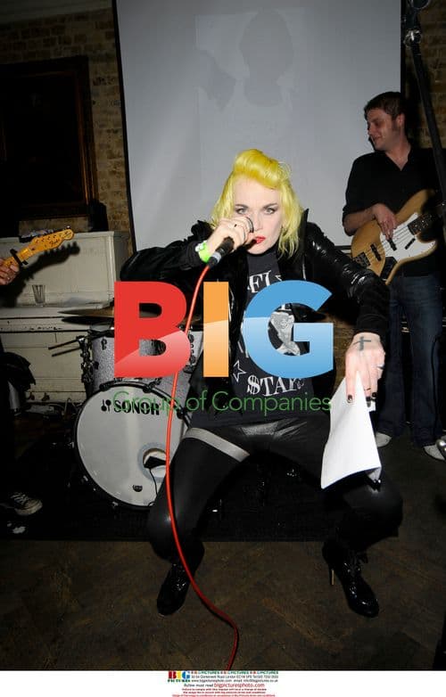 Pam Hogg at Get Tested Event in London