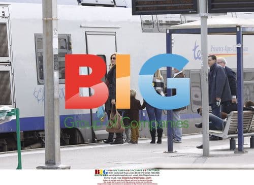 Penny Lancaster & son at Cannes funfair