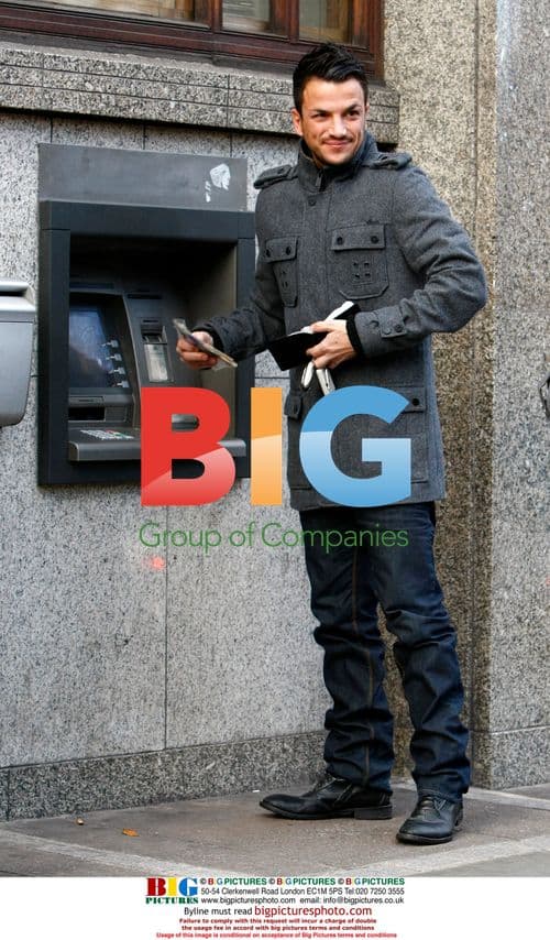 Peter Andre at Cash Point