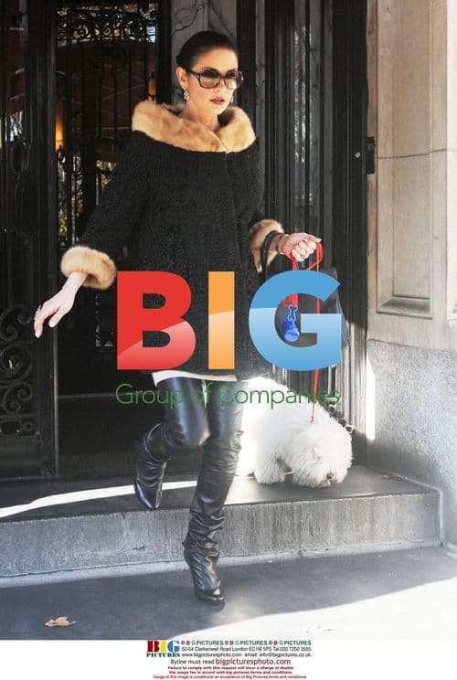 Catherine Zeta-Jones Arrives at Walter Kerr Theatre